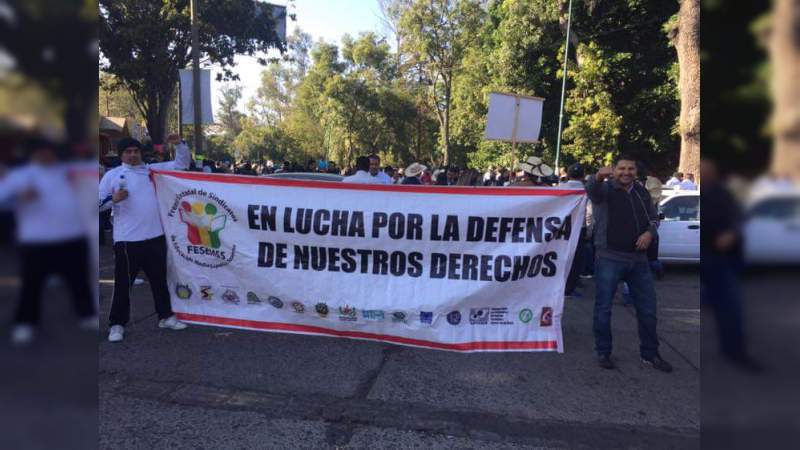 SITCBEM toma la Secretaría de Finanzas 