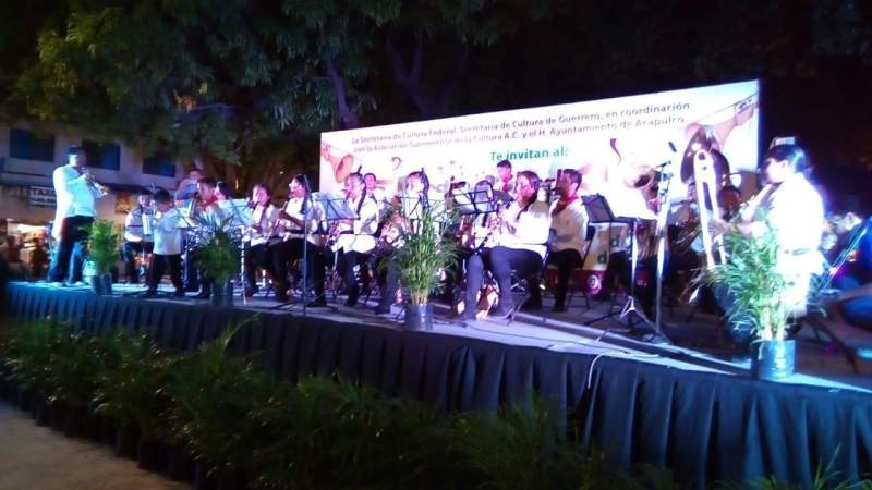 Inauguran el 9° Festival Regional de Bandas Sinfónicas de Música de Viento en Acapulco - Foto 1 