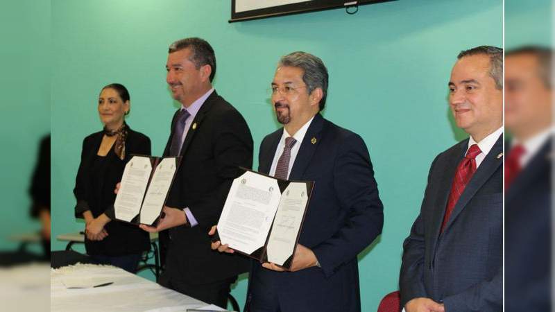 Signan UMSNH y Universidad de la Ciénega convenio para intercambio académico entre estudiantes y profesores - Foto 0 