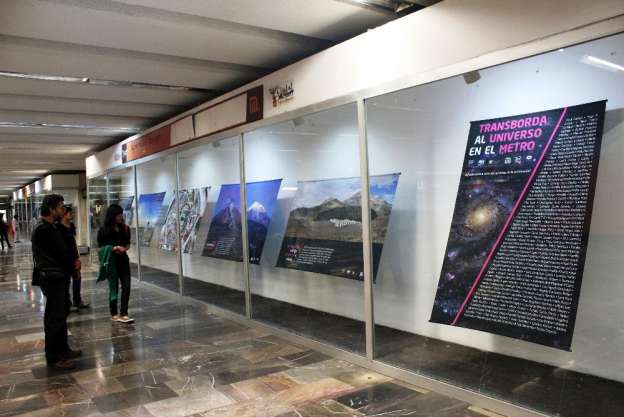 Exposición “Transborda el universo en el metro” llega a Morelia - Foto 0 