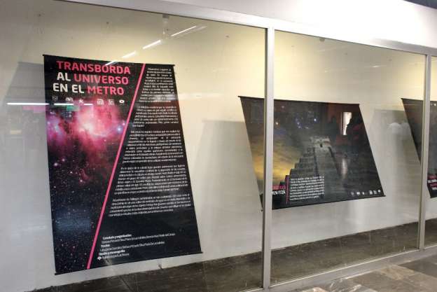Exposición “Transborda el universo en el metro” llega a Morelia - Foto 1 