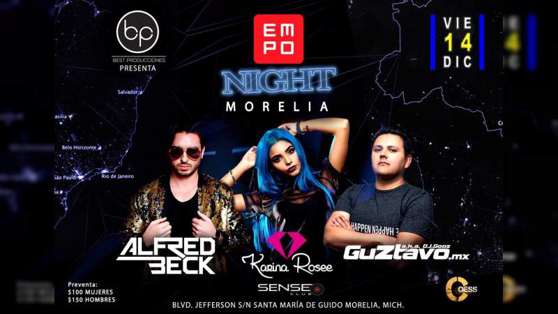 La música electrónica regresa a Morelia con la "EMPO Night" 