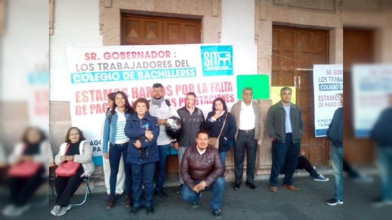 SUTTEBAM toma oficinas de rentas en Michoacán 