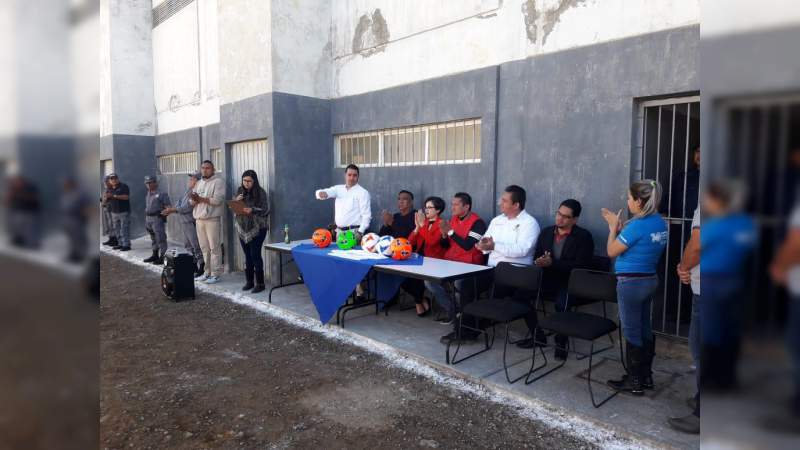 Inauguran “Olimpiada municipal 2018” en Centro Penitenciario de Zamora - Foto 0 
