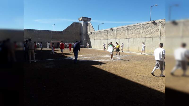 Inauguran “Olimpiada municipal 2018” en Centro Penitenciario de Zamora - Foto 1 