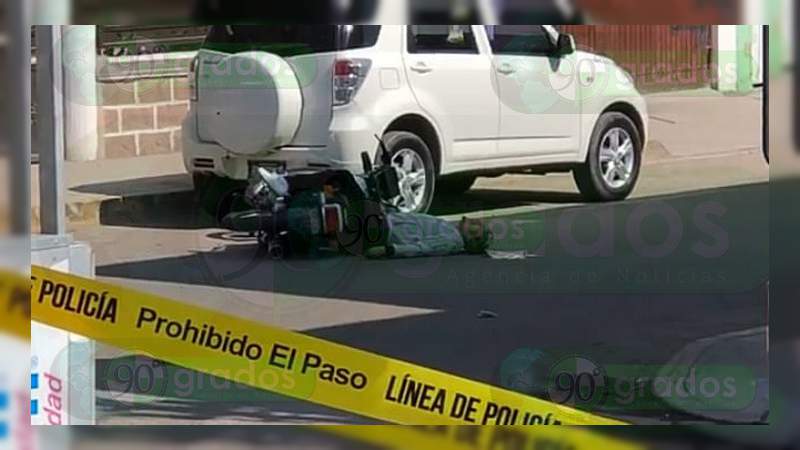 Asesinan a un motociclista en Irapuato, Guanajuato - Foto 0 