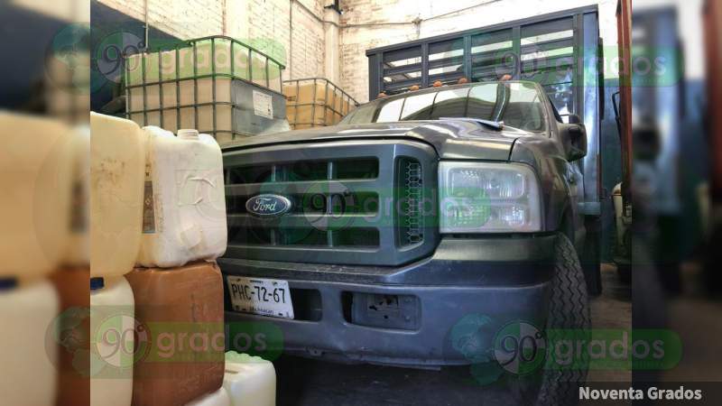 Aseguran inmueble en Morelia con gasolina robada - Foto 1 