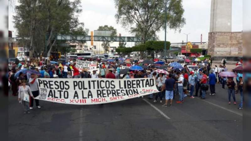 Magisterios educativos realizarán megamarcha en Morelia el 17 de diciembre 