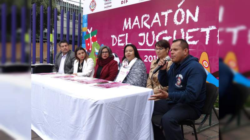 Ayuntamiento de Morelia invita al  Maratón del Juguete - Foto 1 