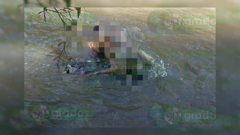 Localizan el cadáver de un hombre en un río de Zitácuaro 