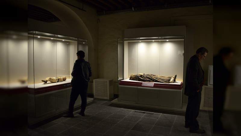 Inauguran exposición de momias en el Museo de El Carmen, en la Ciudad de México - Foto 1 