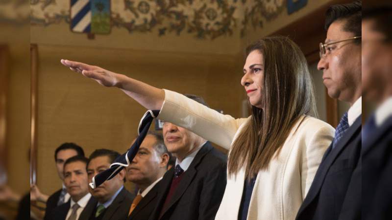 Ana Gabriela Guevara rinde protesta como directora de la Conade 