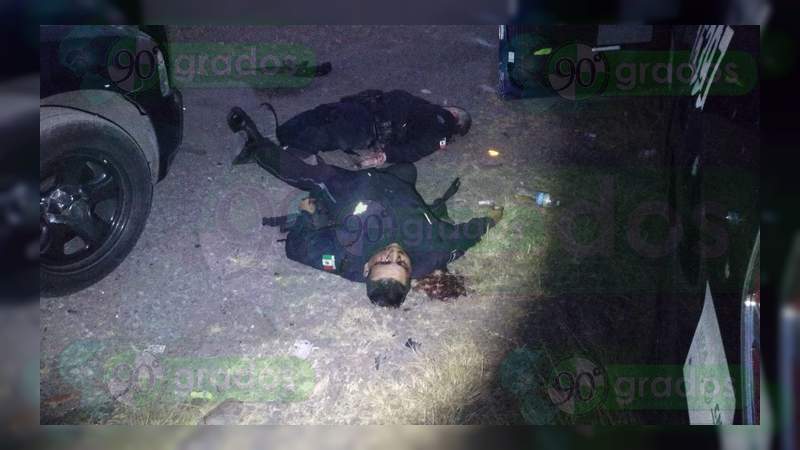 Identifican a los tres policías asesinados en emboscada en Morelia - Foto 1 