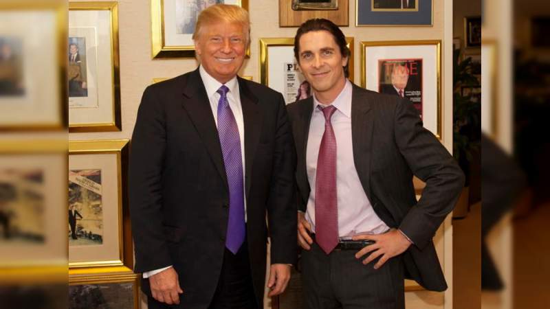 Trump pensaba que Christian Bale era realmente Batman 