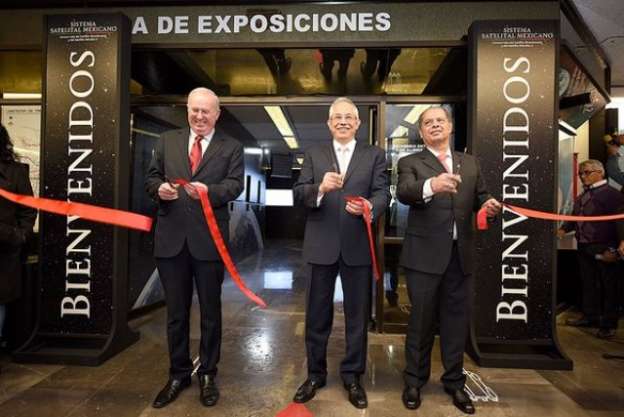 Inauguran exposición del Sistema Satelital Mexicano en el Metro - Foto 1 