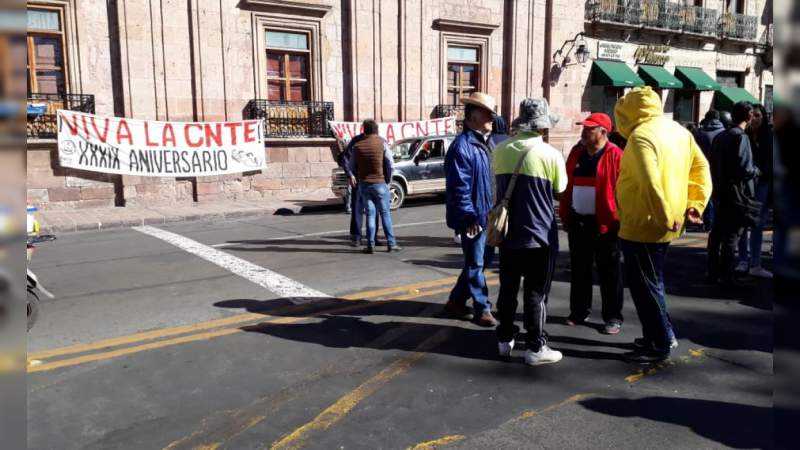 CNTE realizará mitin frente a Palacio de Gobierno 
