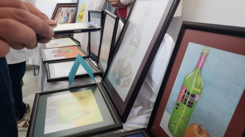 Con éxito concluye la 5ta Exposición de Arte “La expresión artística el proceso psicoterapéutico” en el Hospital Psiquiátrico  - Foto 2 