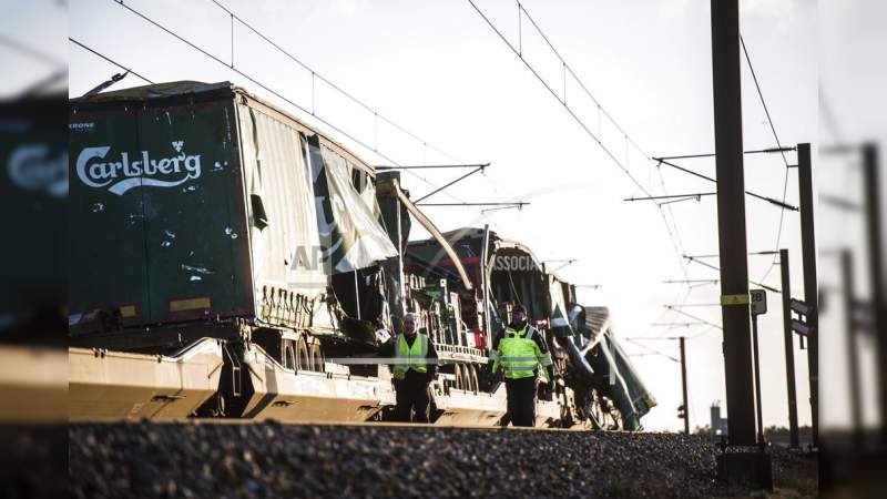 Accidente de trenes en Dinamarca deja seis muertos y 16 heridos 