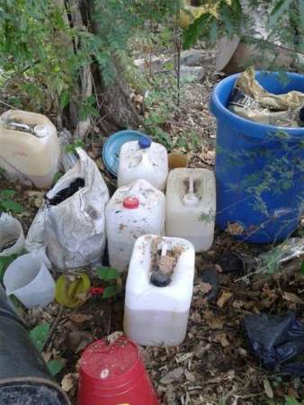 Localizan y destruyen narcolaboratorio al pie de una barranca en Gabriel Zamora, Michoacán - Foto 0 