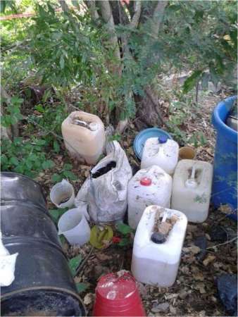 Localizan y destruyen narcolaboratorio al pie de una barranca en Gabriel Zamora, Michoacán - Foto 3 