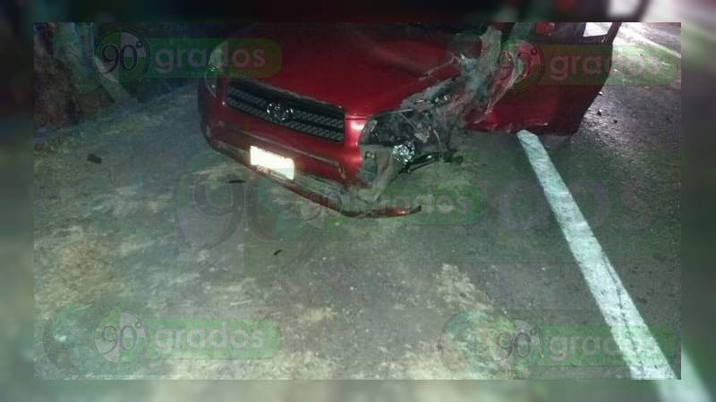 Tres lesionados en choque en Juárez, Michoacán - Foto 0 