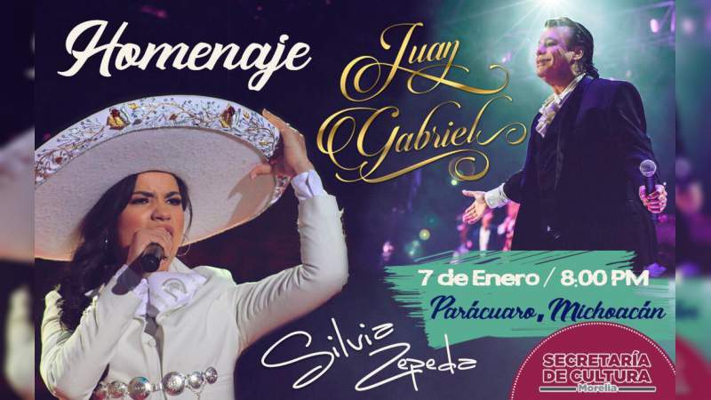 Invita Secretaría de Cultura de Morelia al homenaje de Juan Gabriel en Parácuaro 