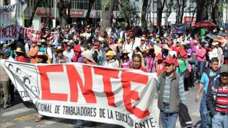CNTE inicia paro indefinido este miércoles 