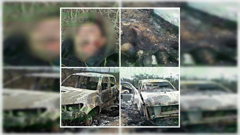 Encuentran a 20 muertos y seis vehículos quemados en Miguel Alemán, Tamaulipas - Foto 0 