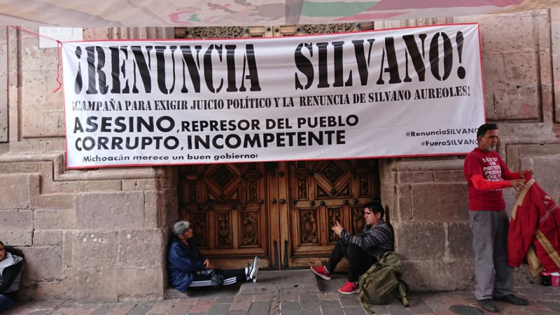 CNTE instala plantón en el Centro Histórico de Morelia - Foto 2 