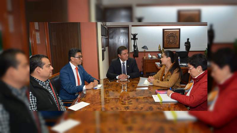 Se reúne rector de la Universidad Michoacanacon presidenta del IMAIP - Foto 0 