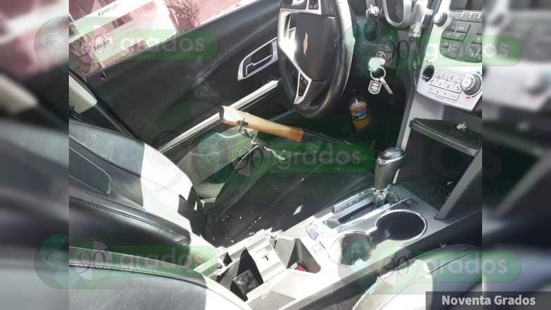 Aseguran auto y arma larga tras persecución en Reynosa, Tamaulipas - Foto 0 