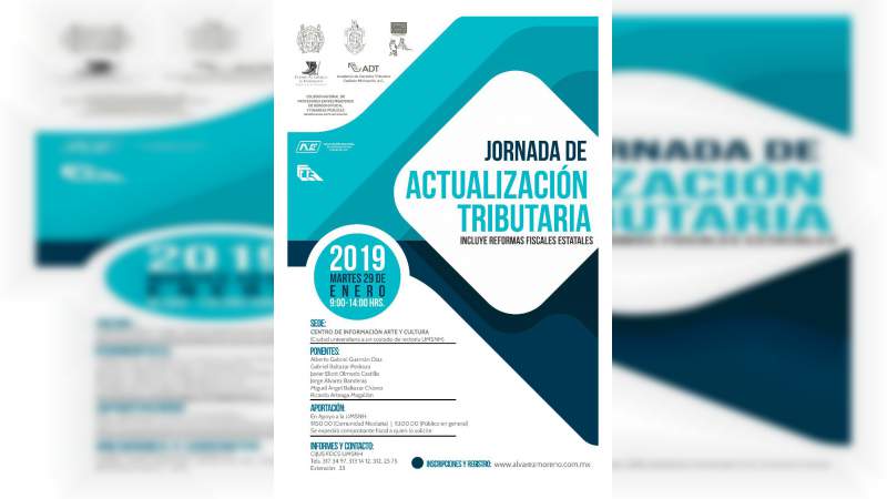 Realizarán Jornada de Actualización Tributaria en la Casa de Hidalgo 