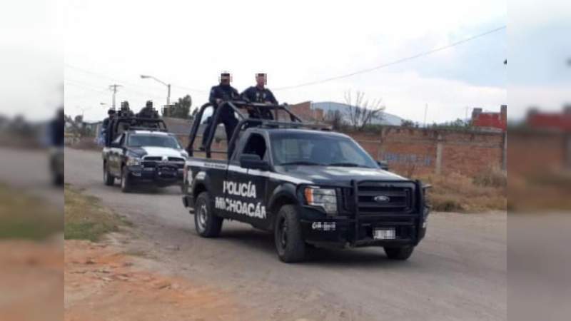 Muere presunto delincuente al enfrentar a Policías en Tlazazalca, Michoacán 