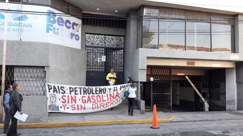 CNTE toma oficinas de Tesorería de Michoacán - Foto 0 