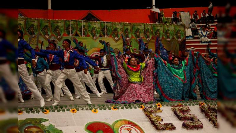 Michoacán logra primer y segundo lugar en la disciplina de baile de la Espartaqueada Cultural 