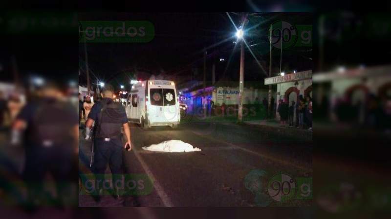 Muere atropellada una mujer en Tarímbaro 
