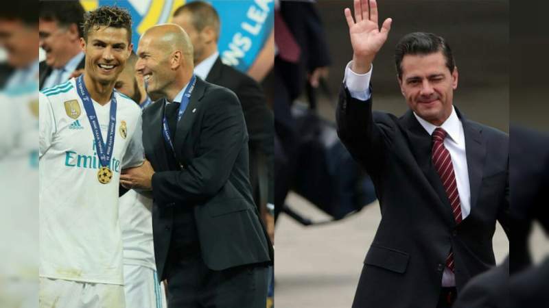 Cristiano y Zidane son los nuevos vecinos de Peña Nieto 
