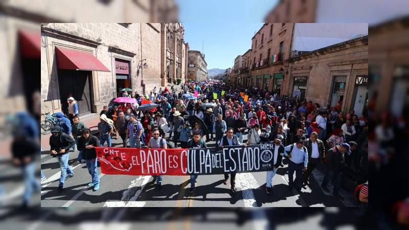 CNTE regresaría a clases este próximo lunes  