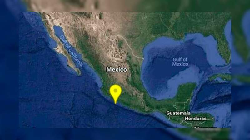 Se registra sismo en la costa michoacana 