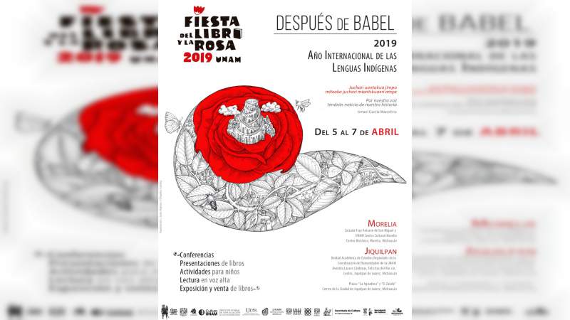Presenta la UNAM la Fiesta del Libro y la Rosa 2019 