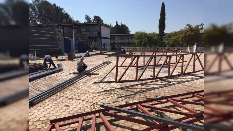 Construye SCOP, techumbre en CBTIS 162 de Zitácuaro - Foto 1 
