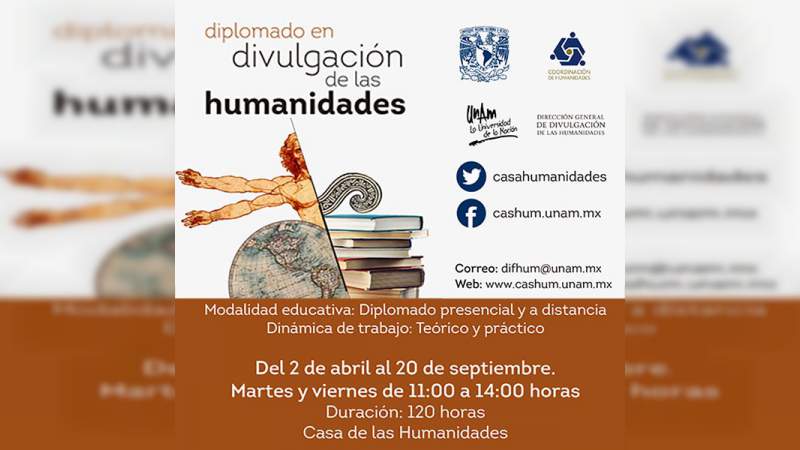 La UDIR será sede del Primer Diplomado en Divulgación de las Humanidades 