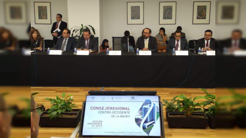 UMSNH sede de la próxima Reunión del Consejo Regional Centro Occidente de la ANUIES. - Foto 1 