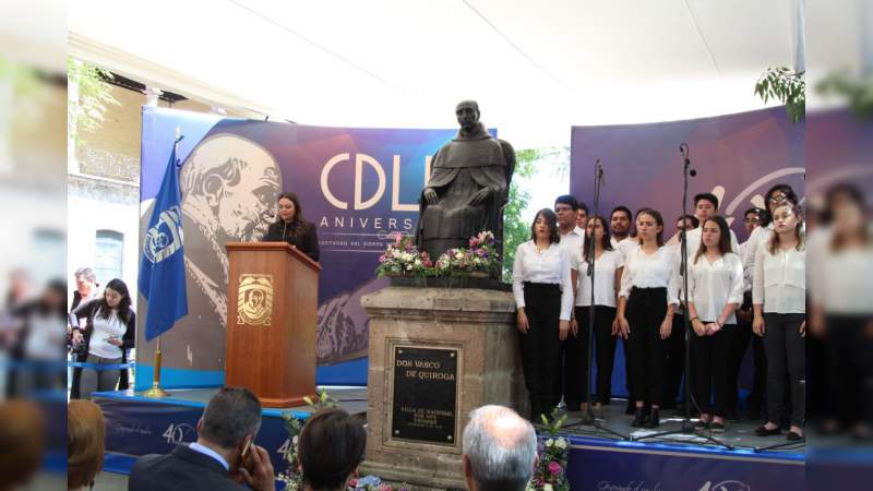 Participa Segob en el CDLIV Aniversario Luctuoso de Vasco de Quiroga 