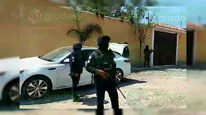 Casi 100 vehículos y 21 propiedades aseguradas en el bastión de "El Marro" en Guanajuato 