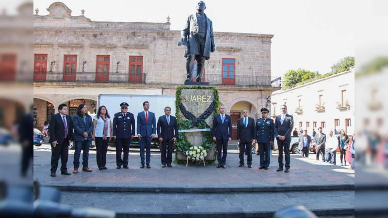A reforzar ideales de Juárez, urge Grupo Parlamentario de Morena en Michoacán 