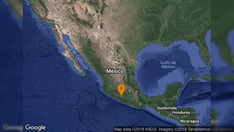 Se registra sismo de 5.0 en Ciudad Altamirano, Guerrero 