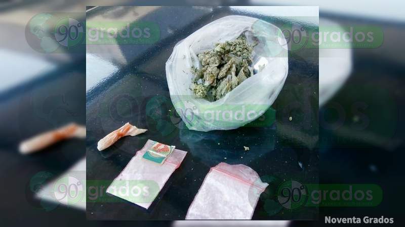 Lo detienen con marihuana, crystal y cocaína en irapuato, Guanajuato  - Foto 1 