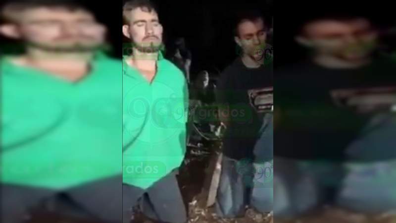 Difunden video de ejecución de tres presuntos delincuentes en Morelia a manos del CJNG - Foto 0 