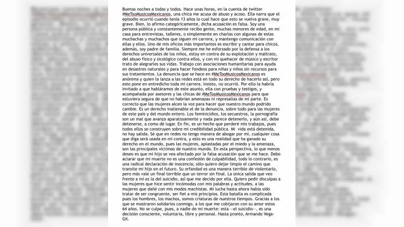 Se suicida bajista de Botellita de Jerez - Foto 1 